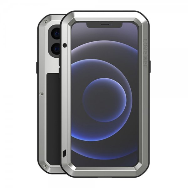 iPhone 12 Mini Deksel Powerfull Case Sølv