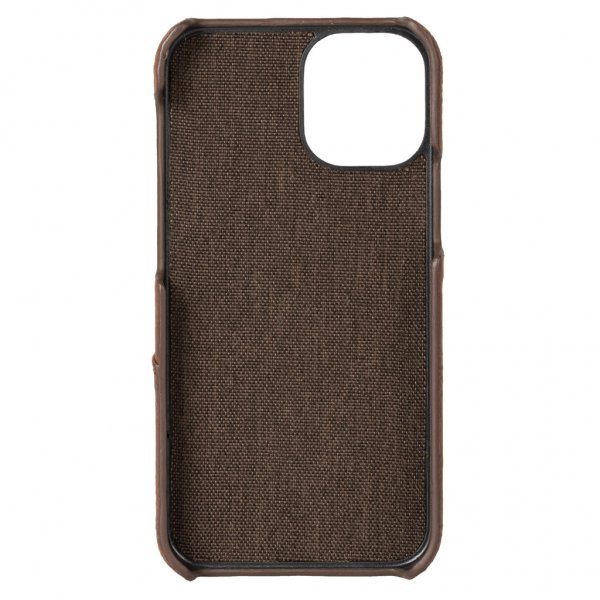iPhone 12 Mini Deksel Sunne CardCover Vintage Cognac