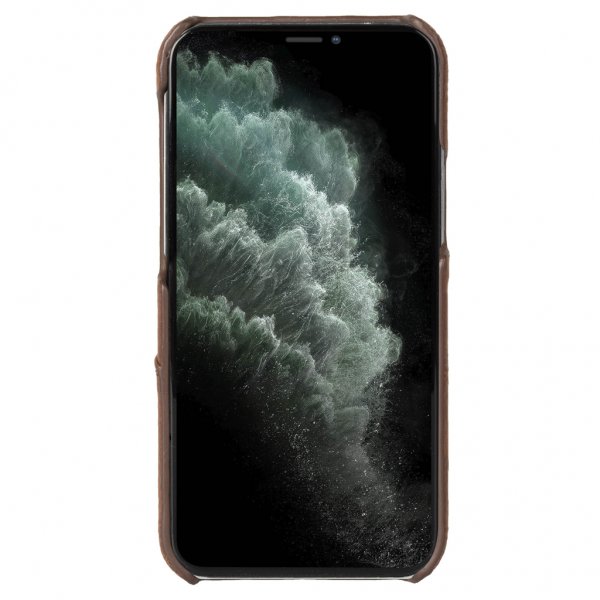 iPhone 12 Mini Deksel Sunne CardCover Vintage Cognac