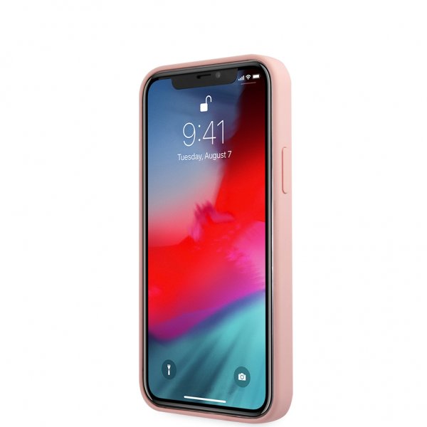 iPhone 12 Mini Deksel Vintage Silicone Rosa