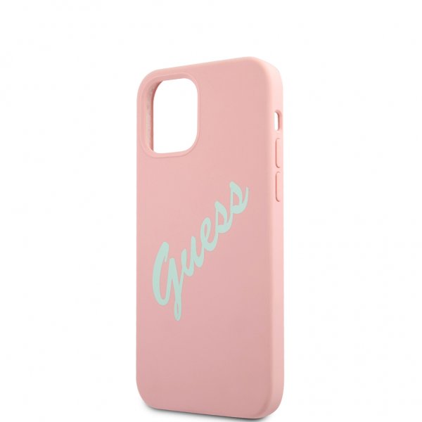 iPhone 12 Mini Deksel Vintage Silicone Rosa