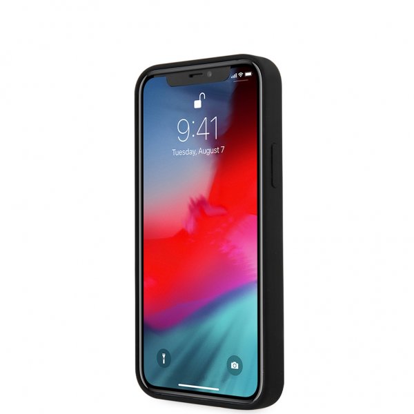 iPhone 12 Mini Deksel Vintage Silicone Svart