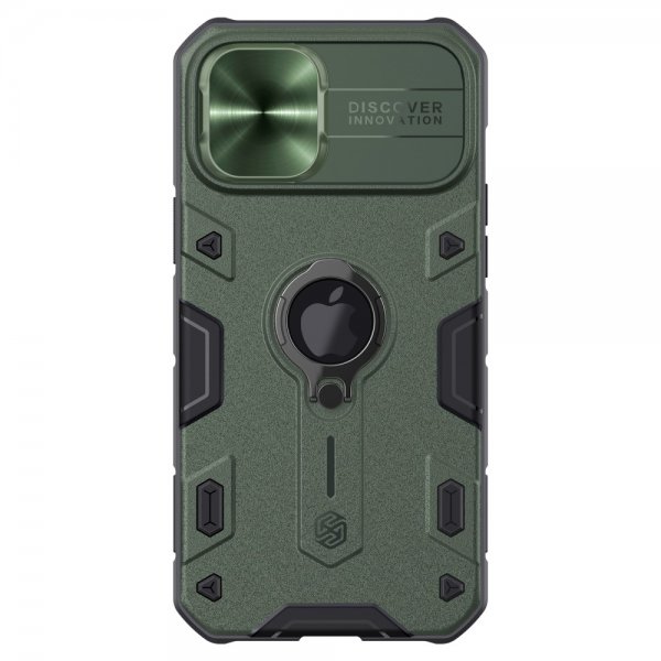 iPhone 12 Pro Max Deksel CamShield Armor Grønn