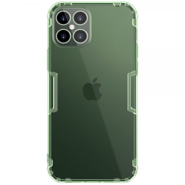 iPhone 12 Pro Max Deksel Nature Series Transparent Grønn