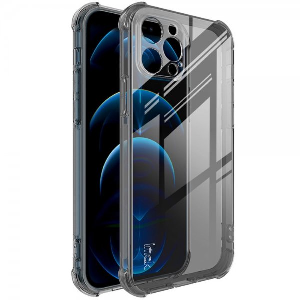 iPhone 12 Pro Deksel Air Series Transparent Svart