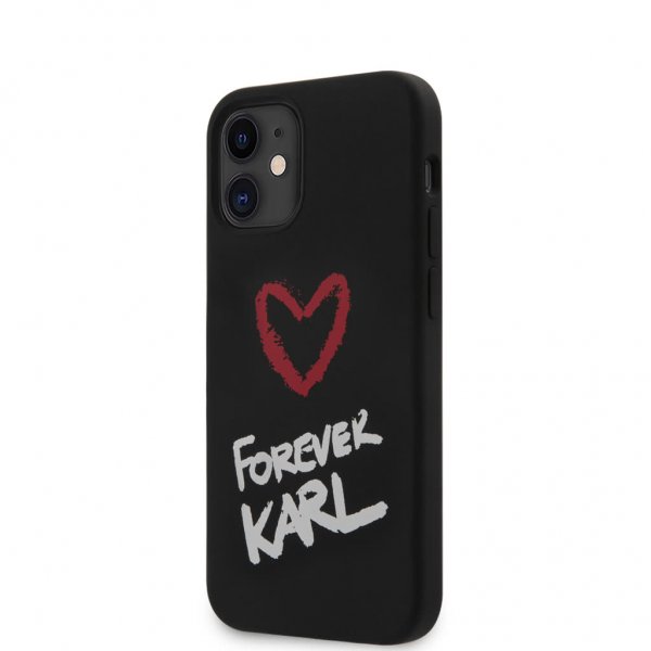 iPhone 12 Mini Deksel Forever Karl Svart