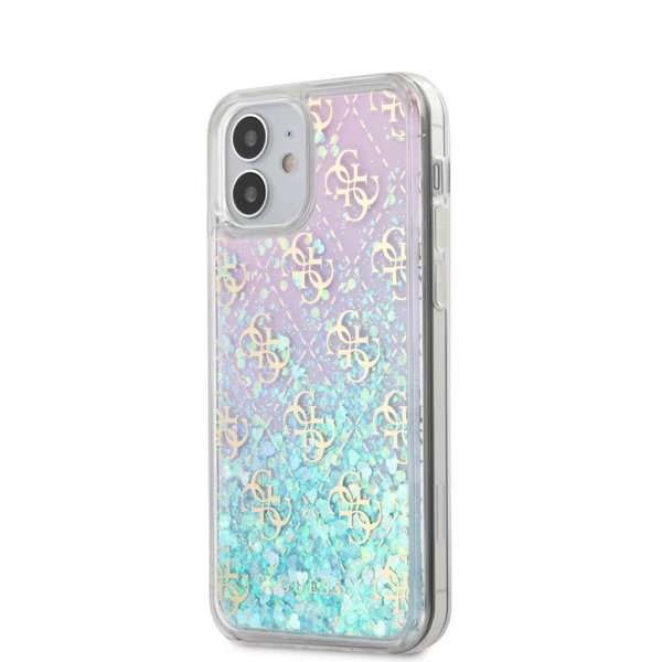 iPhone 12 Mini Deksel Liquid Glitter Iridescent