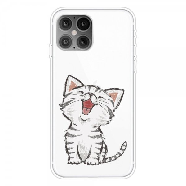 iPhone 12 Mini Deksel Motiv Söt Katt