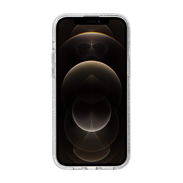 iPhone 12/iPhone 12 Pro Deksel Glitter MagSafe Transparent