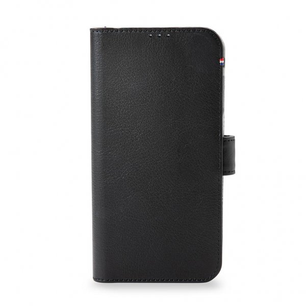 iPhone 13 Etui Leather Detachable Wallet Svart
