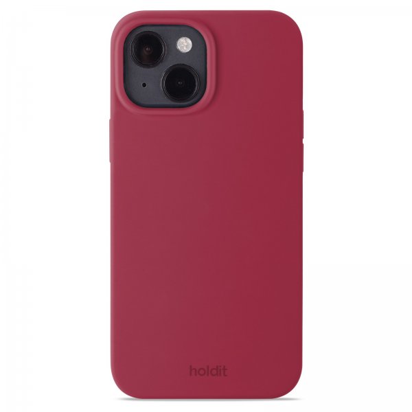 iPhone 13/iPhone 14 Skal Silikon Red Velvet
