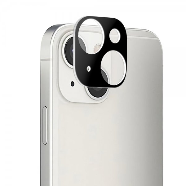 iPhone 13 Mini Linsebeskyttelse Herdet glass Svart
