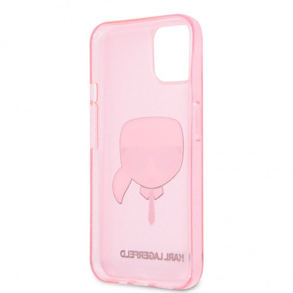 iPhone 13 Mini Deksel Full Glitter Rosa