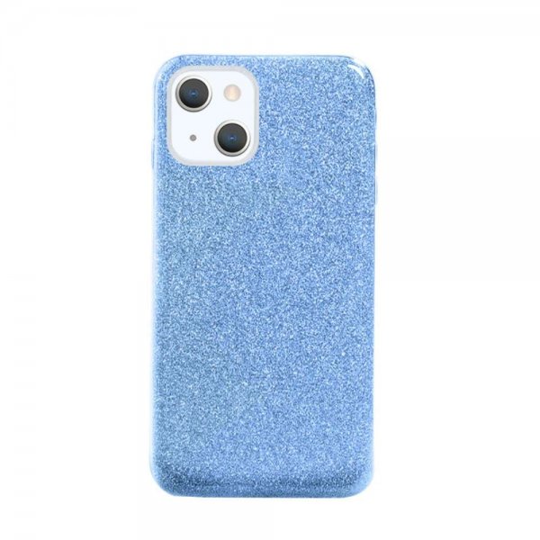 iPhone 13 Mini Deksel Glitter Blå