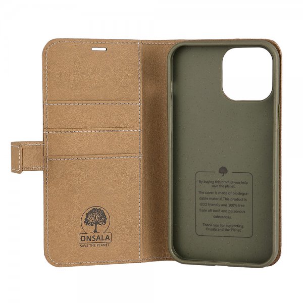 iPhone 13 Pro Max Etui ECO Wallet Sand