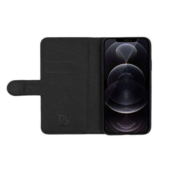 iPhone 13 Pro Max Etui Detachable Wallet Case Svart