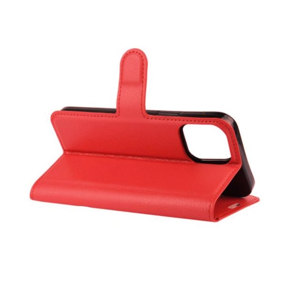 iPhone 13 Pro Max Etui med Stativ Rød