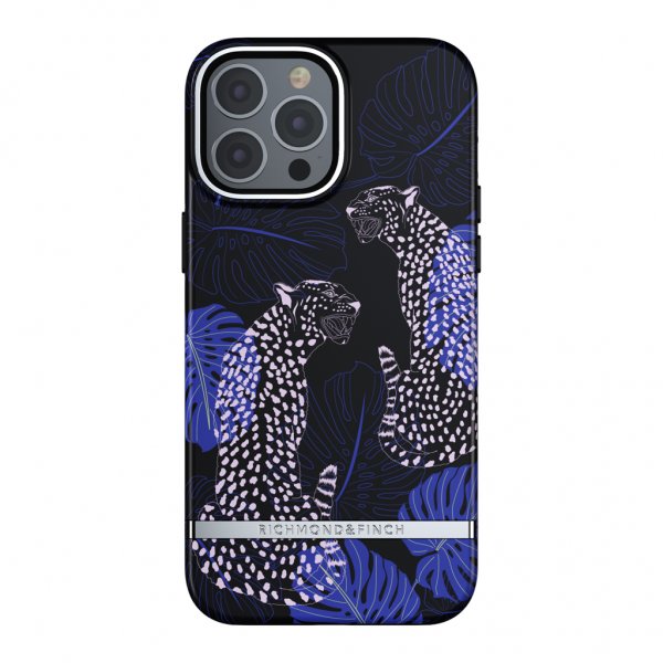 iPhone 13 Pro Max Deksel Blue Cheetah