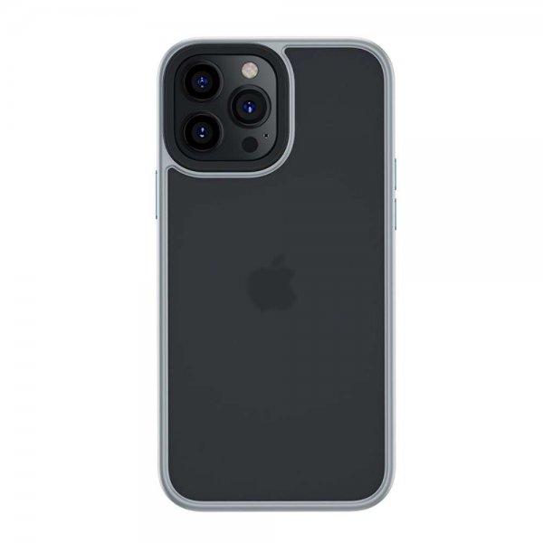 iPhone 13 Pro Max Deksel Frosted Bakside Grå