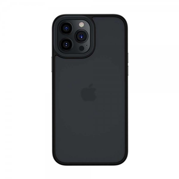iPhone 13 Pro Max Deksel Frosted Bakside Svart