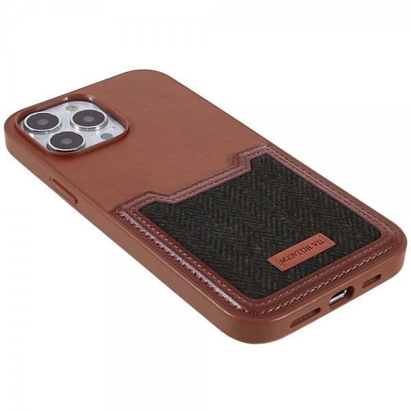 iPhone 13 Pro Deksel Kortholder Brun