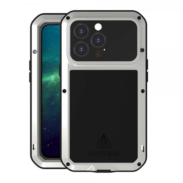 iPhone 13 Pro Deksel Powerful Case Sølv