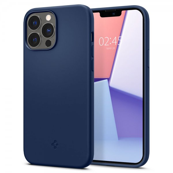 iPhone 13 Pro Deksel Silicone Fit Navy Blue