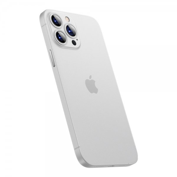 iPhone 13 Pro Deksel Slim Case Transparent Vit