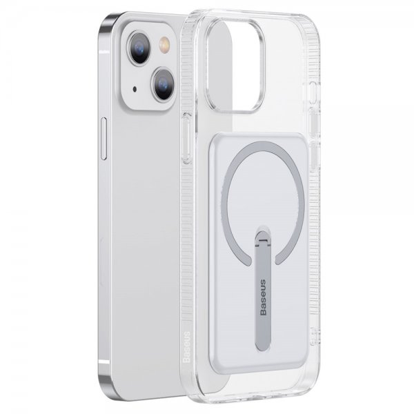 iPhone 13 Deksel Bracket Case MagSafe Transparent Klar