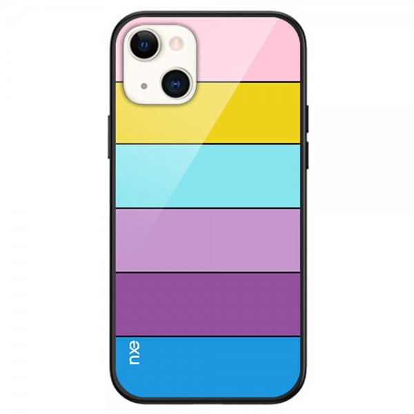 iPhone 13 Deksel Rainbow Series Blå