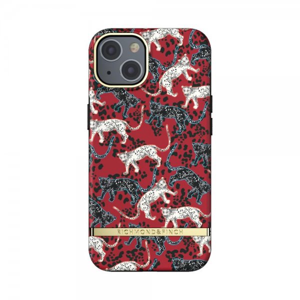 iPhone 13 Deksel Samba Red Leopard