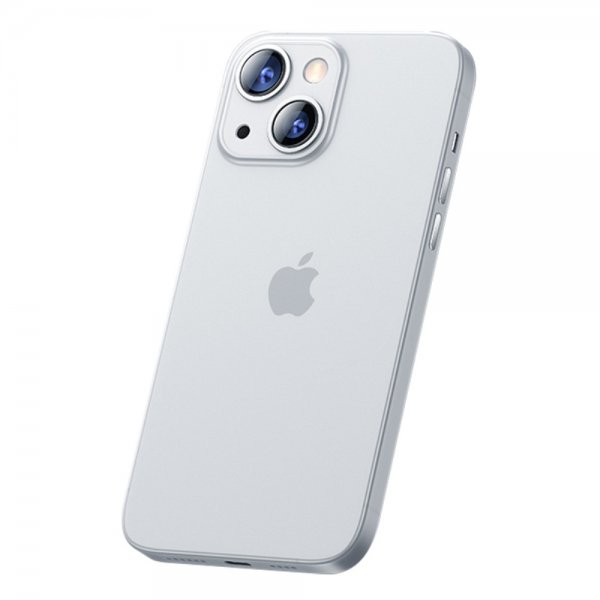 iPhone 13 Deksel Slim Case Transparent Hvit