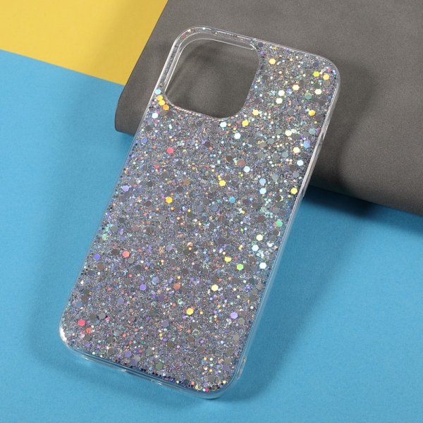 iPhone 13 Deksel Sparkle Series Stardust Silver