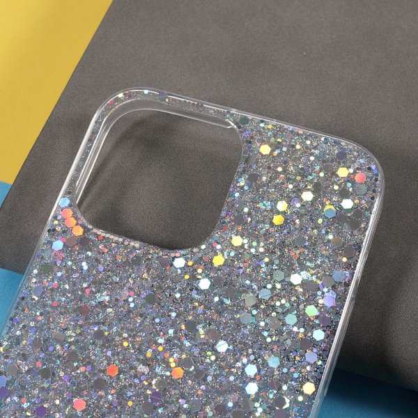 iPhone 13 Deksel Sparkle Series Stardust Silver