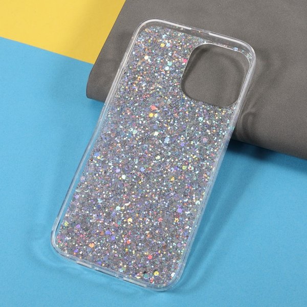 iPhone 13 Deksel Sparkle Series Stardust Silver