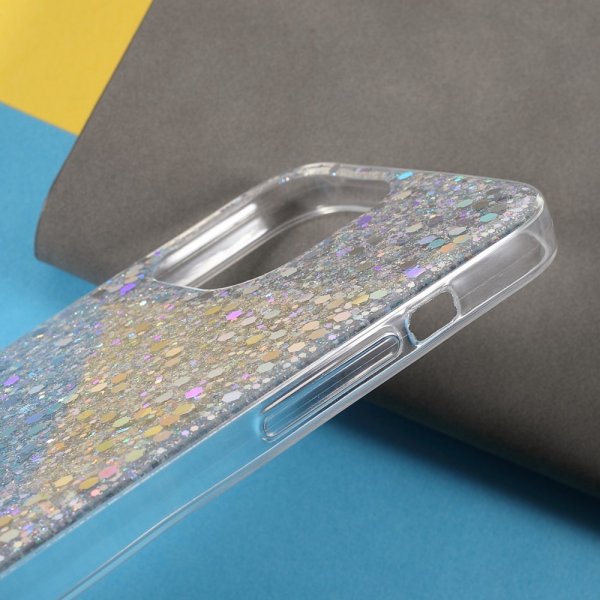 iPhone 13 Deksel Sparkle Series Stardust Silver