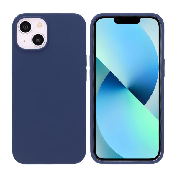 iPhone 13/iPhone 14 Deksel Silikon Blå
