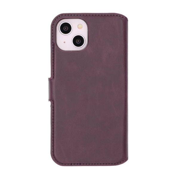 iPhone 13/iPhone 14 Etui Detachable Wallet Case Lilla