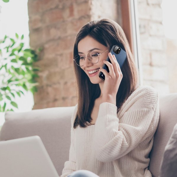 iPhone 14 Plus Deksel FINO Series Blå