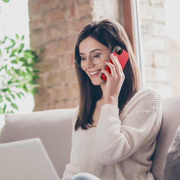 iPhone 14 Plus Deksel FINO Series Rød