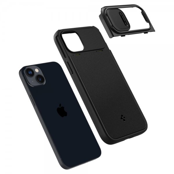 iPhone 14 Plus Deksel Optik Armor MagFit Svart
