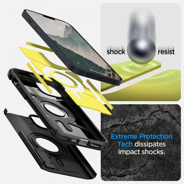 iPhone 14 Plus Deksel Tough Armor MagFit Svart