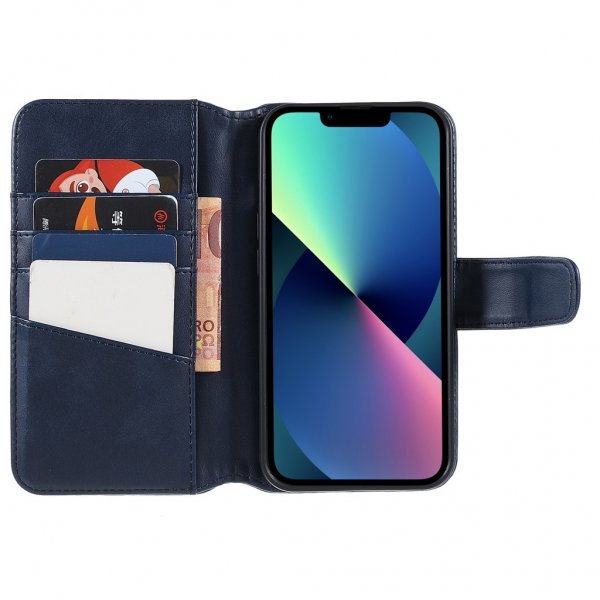 iPhone 14 Plus Etui Essential Leather Heron Blue