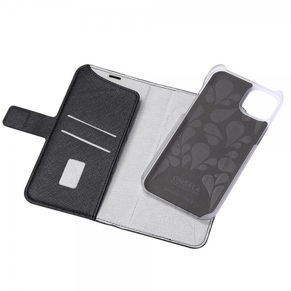 iPhone 14 Plus Etui Fashion Edition Avtakbart Deksel Midnight Black
