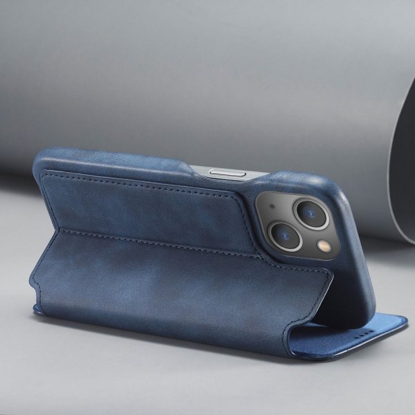 iPhone 14 Plus Etui Flip Blå