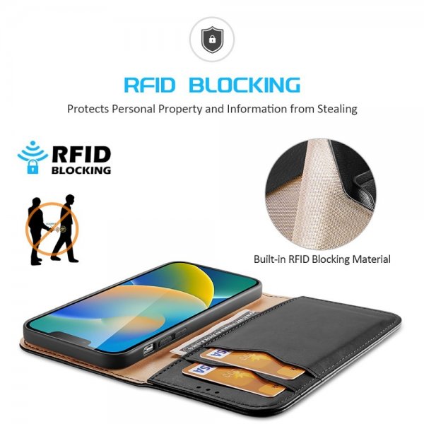 iPhone 14 Plus Etui Hivo Series Svart