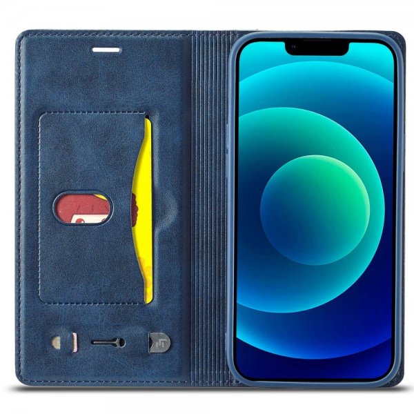 iPhone 14 Plus Etui Kortlomme Utside Blå