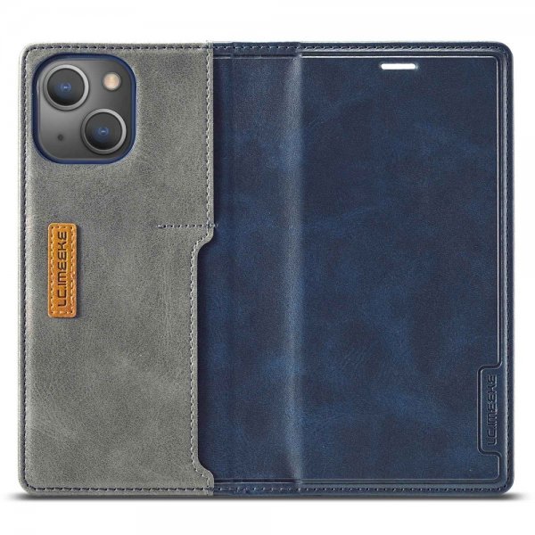 iPhone 14 Plus Etui Kortlomme Utside Blå