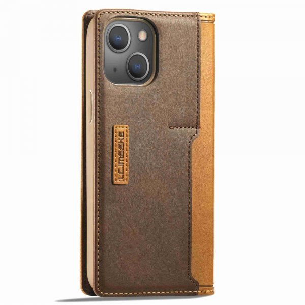 iPhone 14 Plus Etui Kortlomme Utside Brun