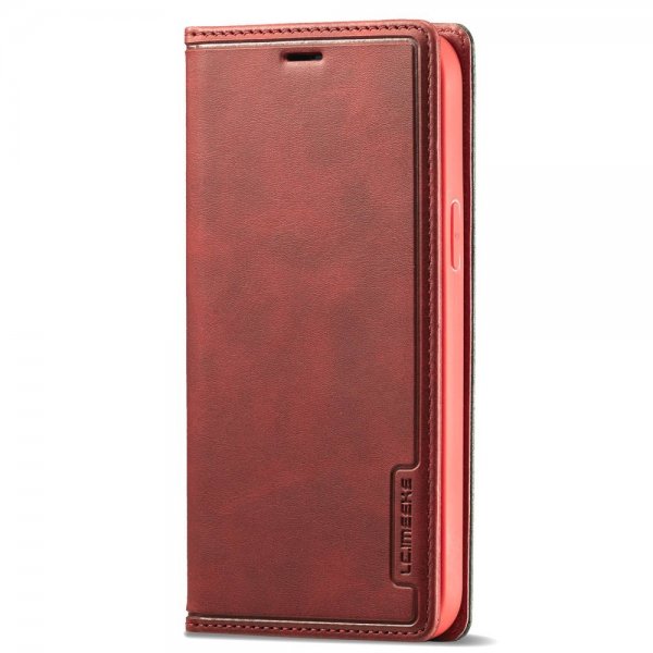 iPhone 14 Plus Etui Kortlomme Utside Rød